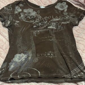 Christopher & Banks Chocolate Brown Top